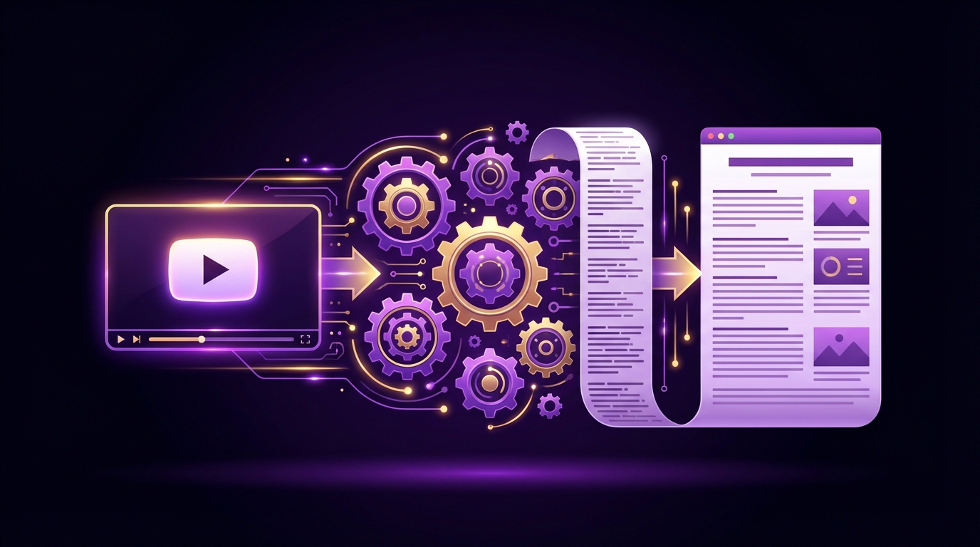 YouTube Transcript to Blog Post: Automate Repurposing