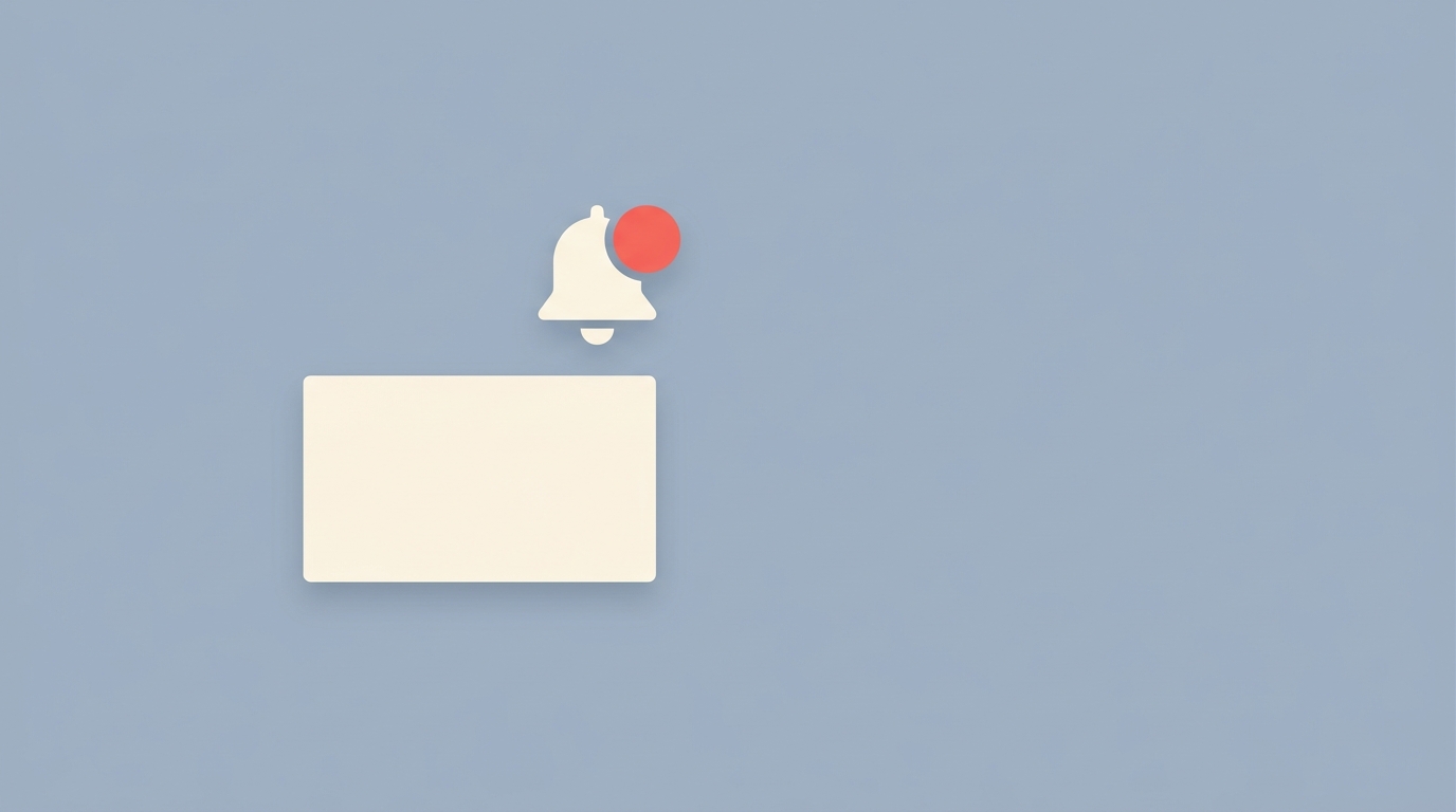 A notification bell over a channel thumbnail, representing new upload monitoring.
