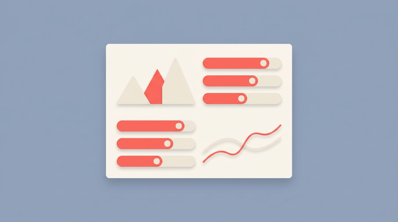 A dashboard with abstract charts and trend lines, representing a channel analysis tool.