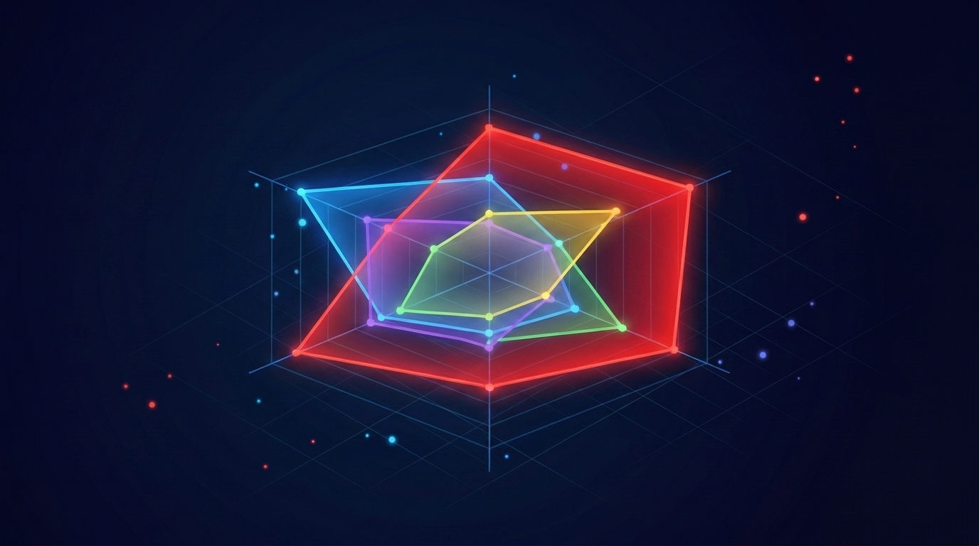 Radar chart comparing five YouTube transcript APIs across multiple attributes