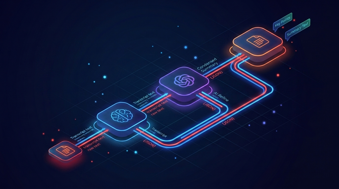 n8n workflow extended with OpenAI and Claude AI summarization nodes